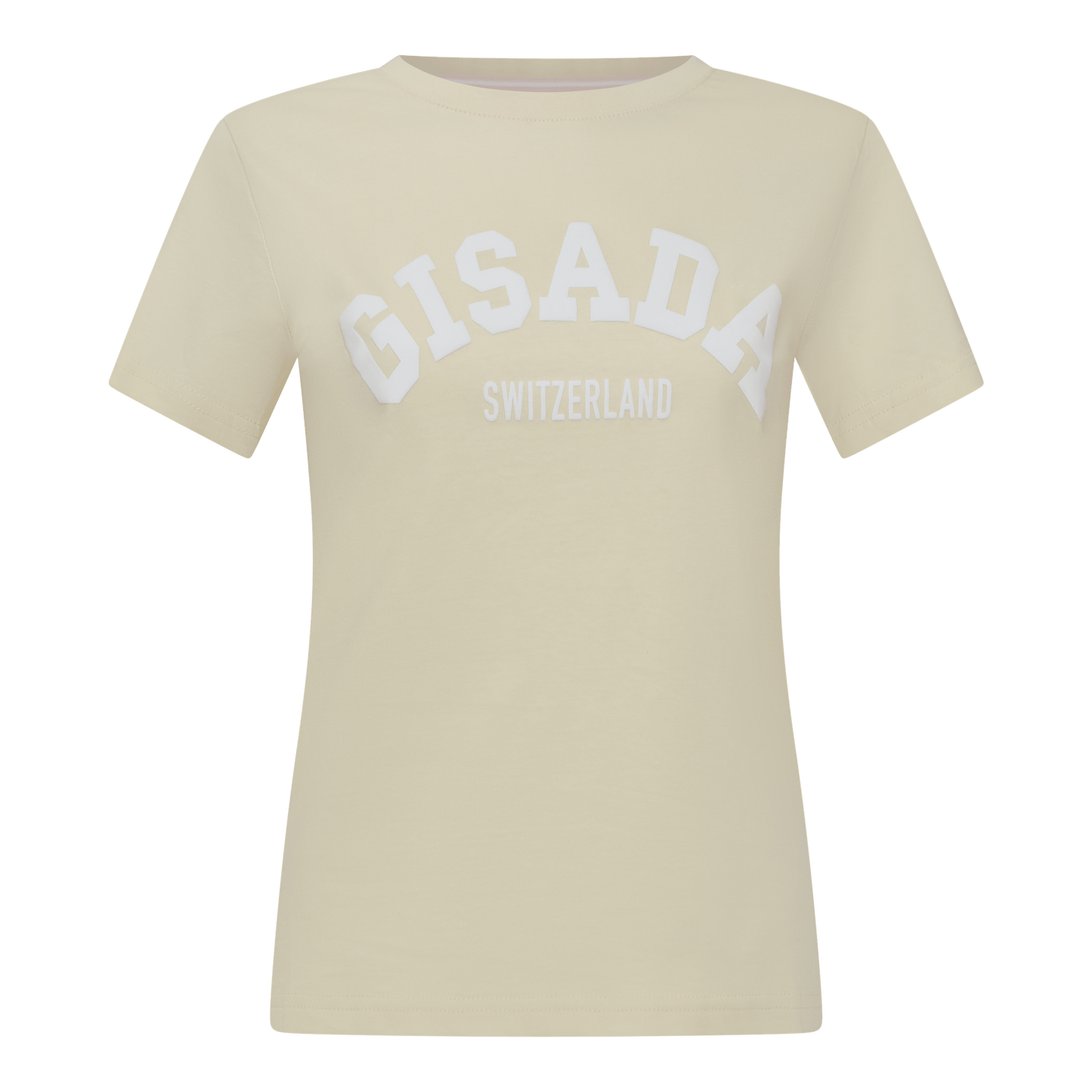 Regular Fit T-Shirt in Jersey Cotton with Puff Print - Gisada.com