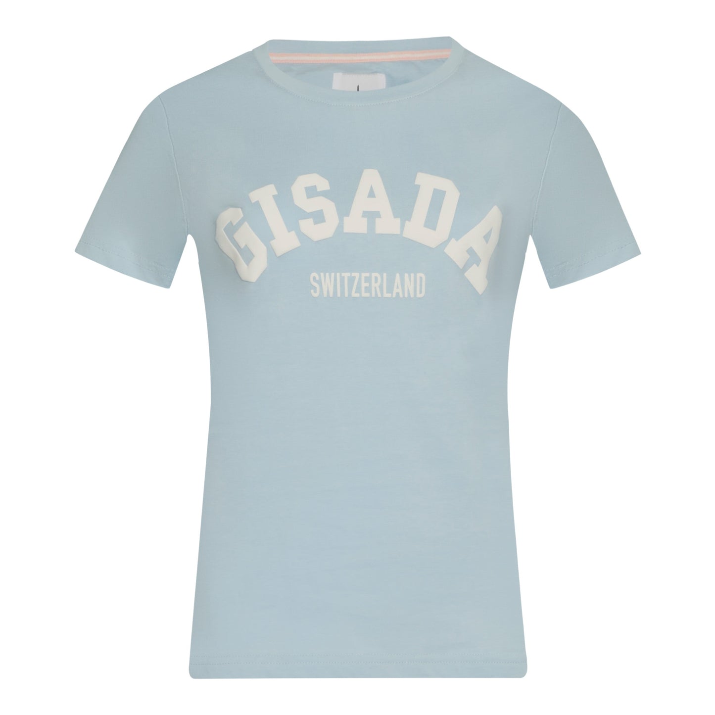 Regular Fit T-Shirt in Jersey Cotton with Puff Print - Gisada.com