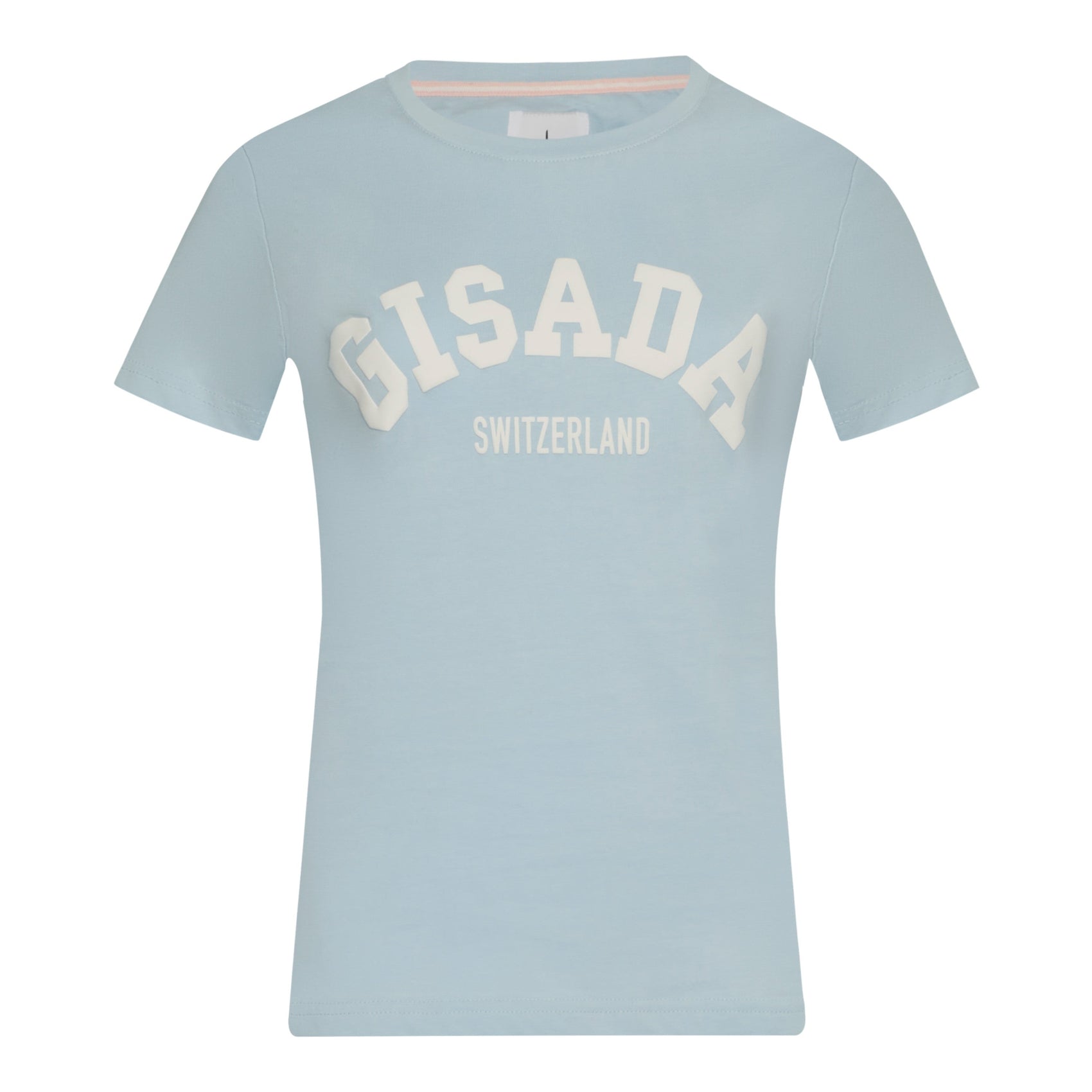 Regular Fit T-Shirt in Jersey Cotton with Puff Print - Gisada.com