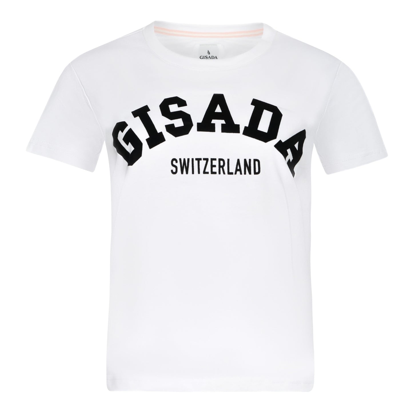 Regular Fit T-Shirt in Jersey Cotton with Puff Print - Gisada.com