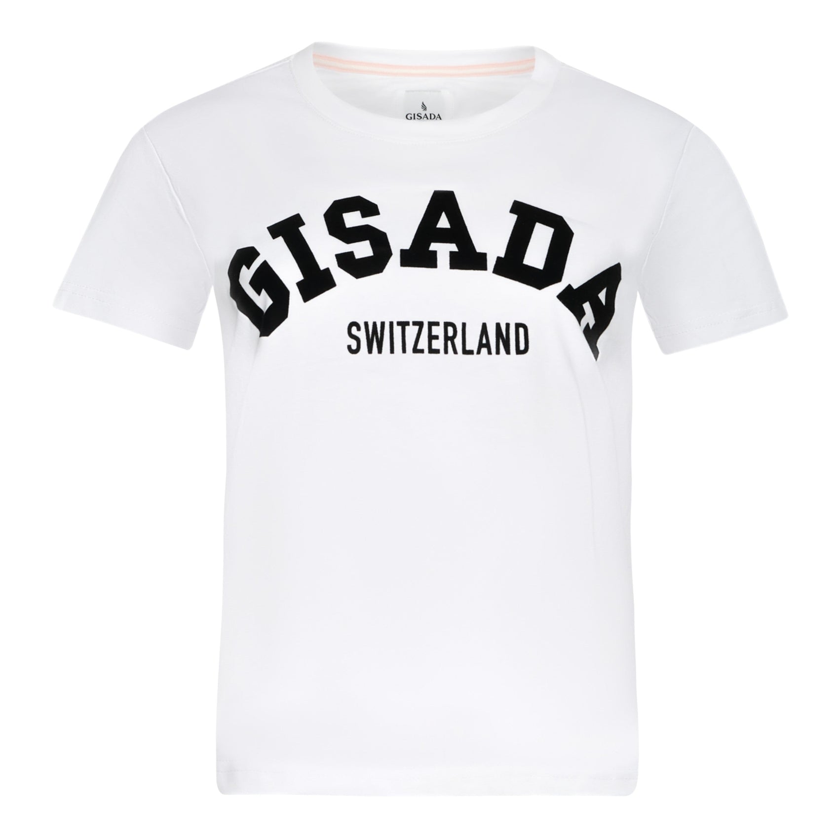 Regular Fit T-Shirt in Jersey Cotton with Puff Print - Gisada.com
