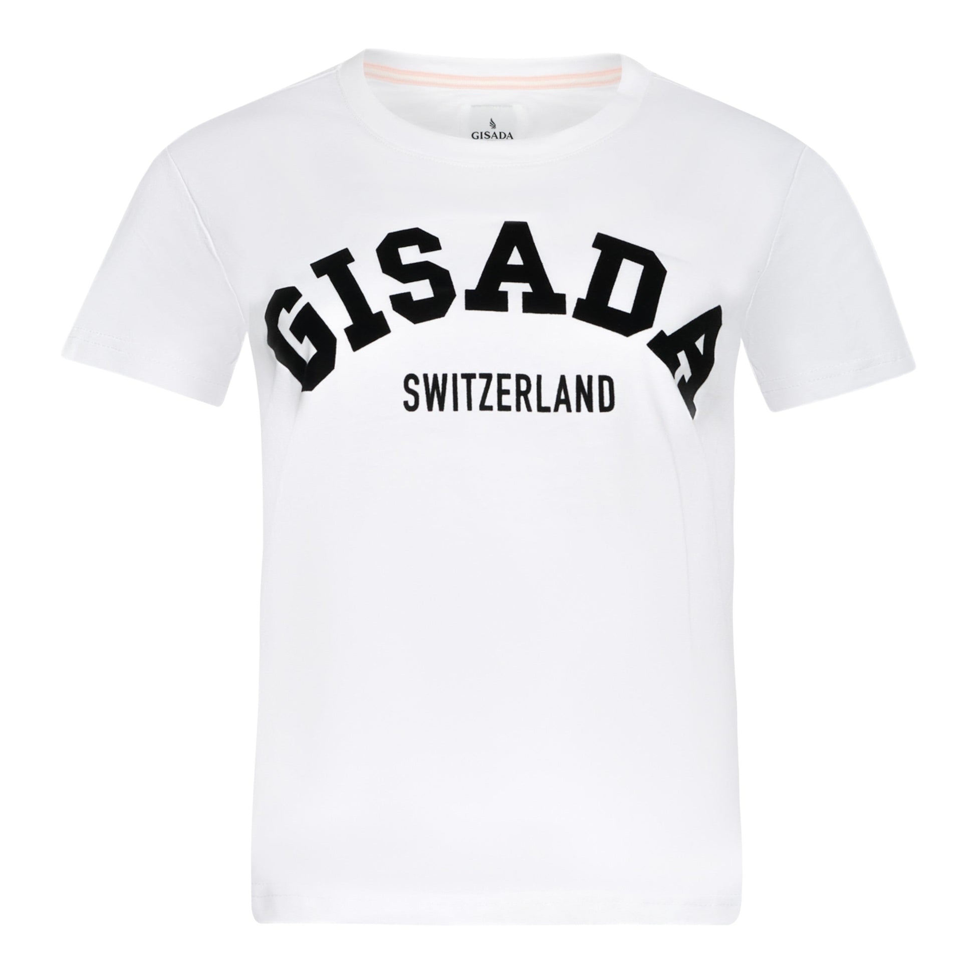 Regular Fit T-Shirt in Jersey Cotton with Puff Print - Gisada.com