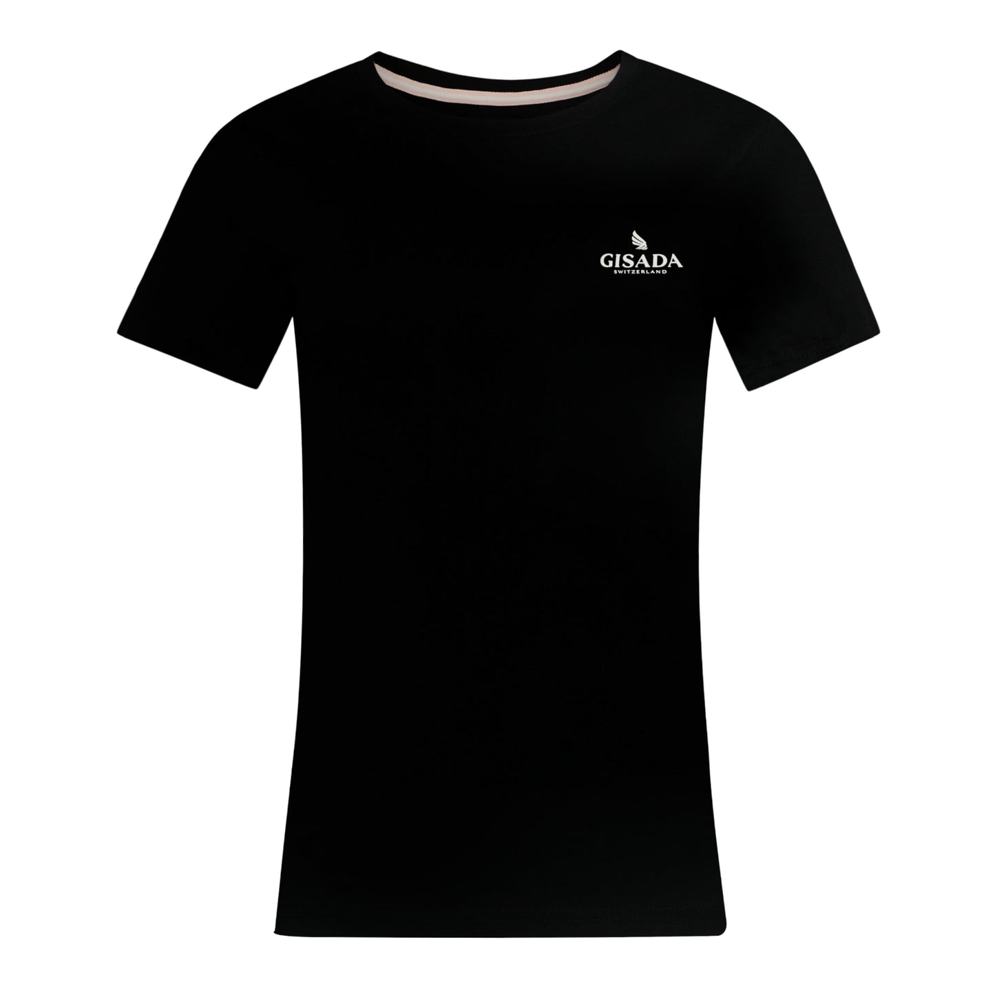Regular Fit T-Shirt in Jersey Cotton with Small Silicon Logo - Gisada.com