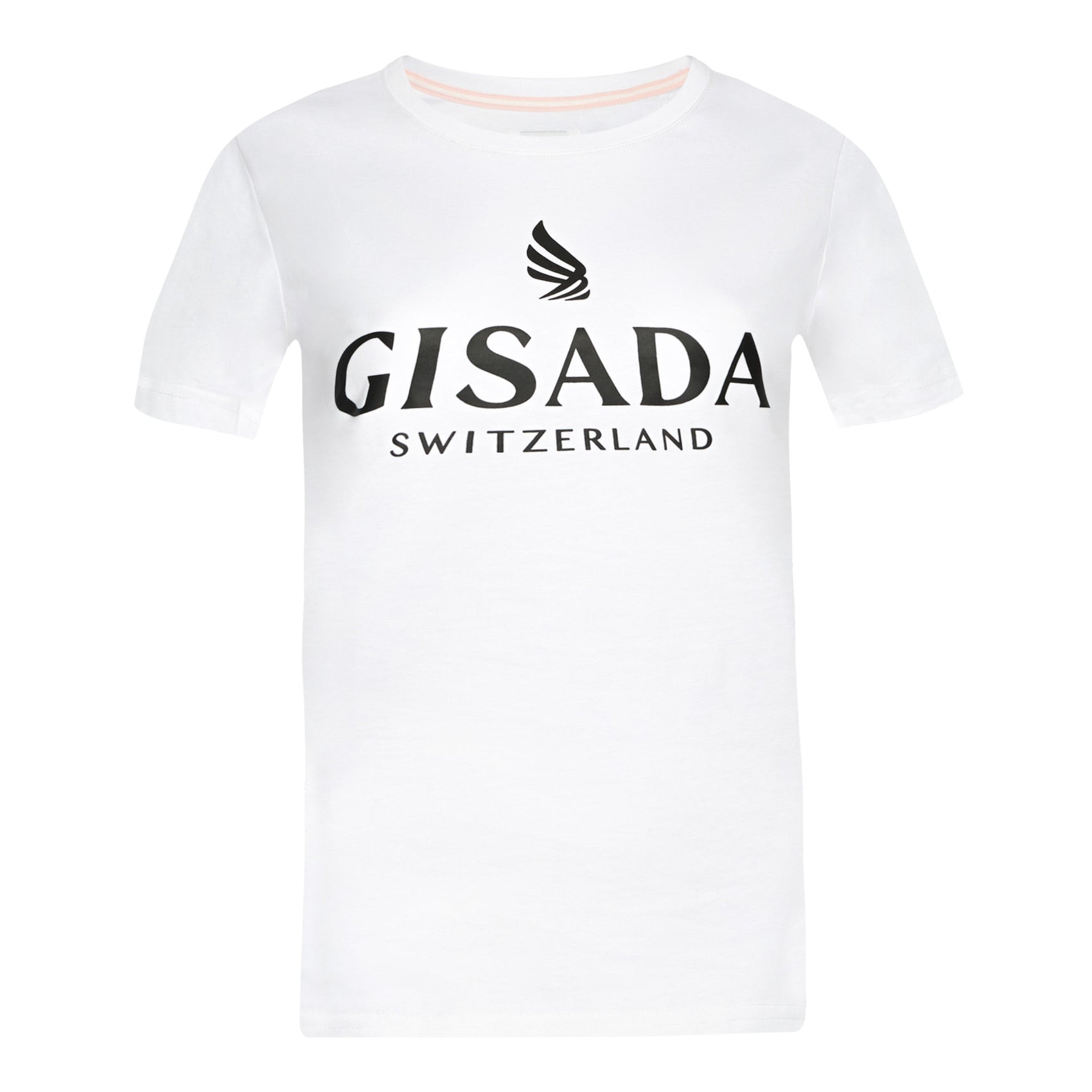 Regular Fit T-Shirt in Jersey Cotton with Small Silicon Logo - Gisada.com