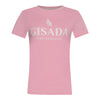 Regular Fit T-Shirt in Jersey Cotton with Small Silicon Logo - Gisada.com