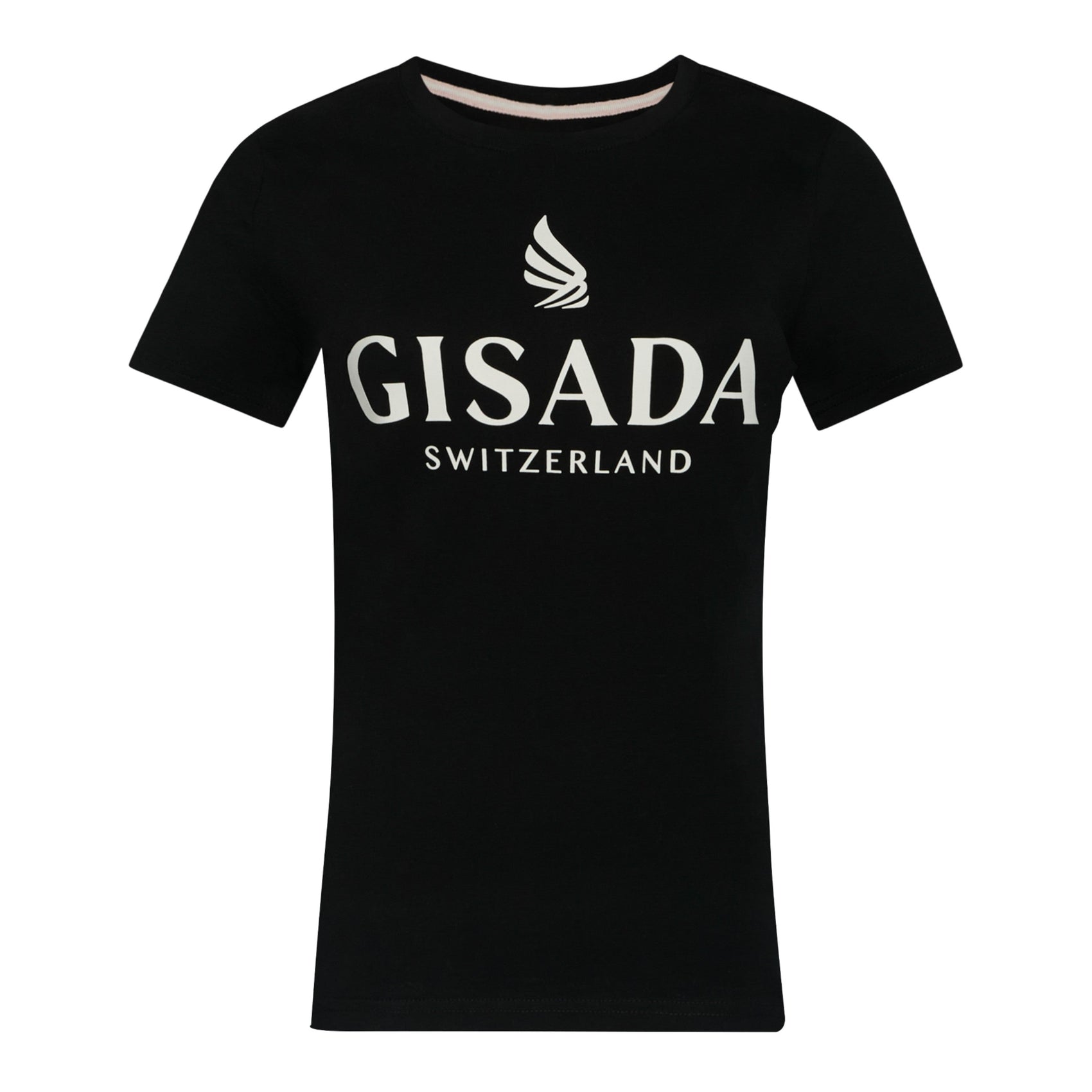 Regular Fit T-Shirt in Jersey Cotton with Small Silicon Logo - Gisada.com