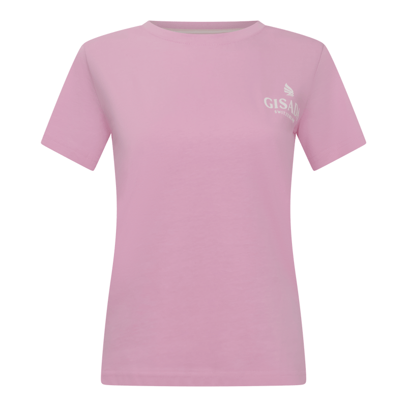 Regular Fit T-Shirt in Jersey Cotton with Small Silicon Logo - Gisada.com