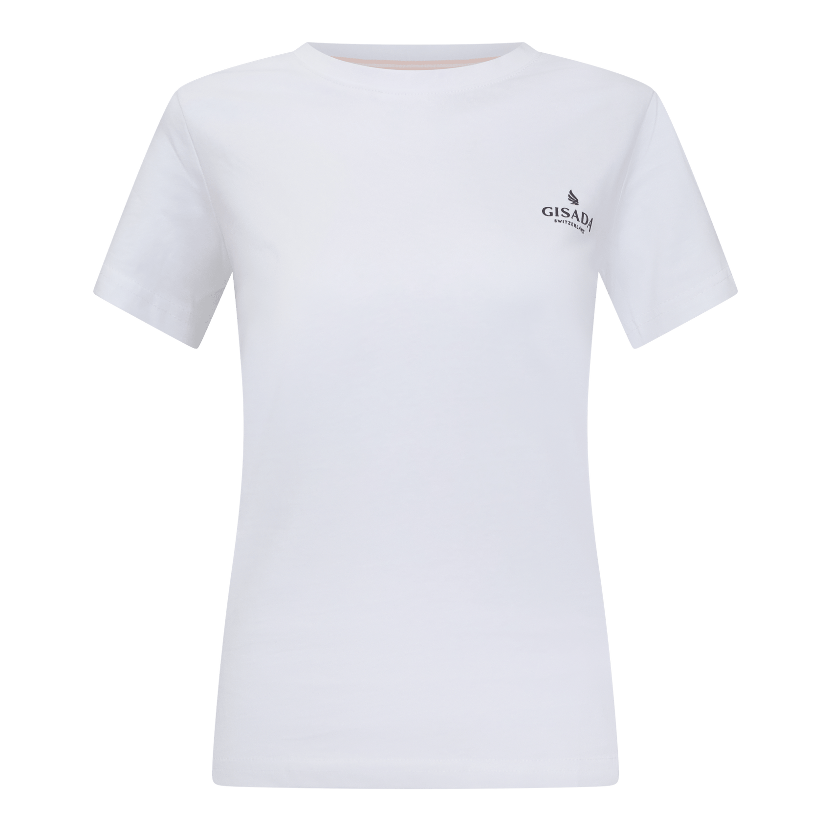 Regular Fit T-Shirt in Jersey Cotton with Small Silicon Logo - Gisada.com