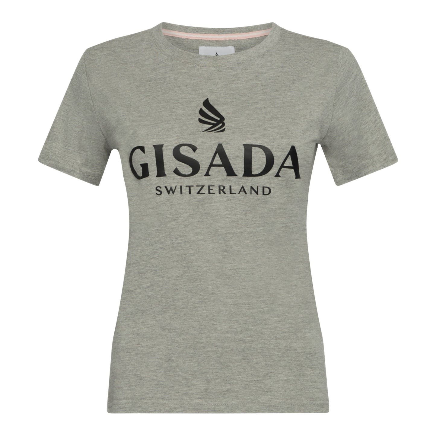 Regular Fit T-Shirt in Jersey Cotton with Small Silicon Logo - Gisada.com