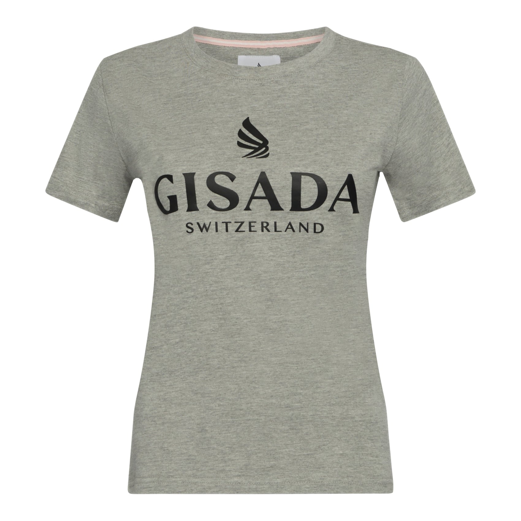 Regular Fit T-Shirt in Jersey Cotton with Small Silicon Logo - Gisada.com