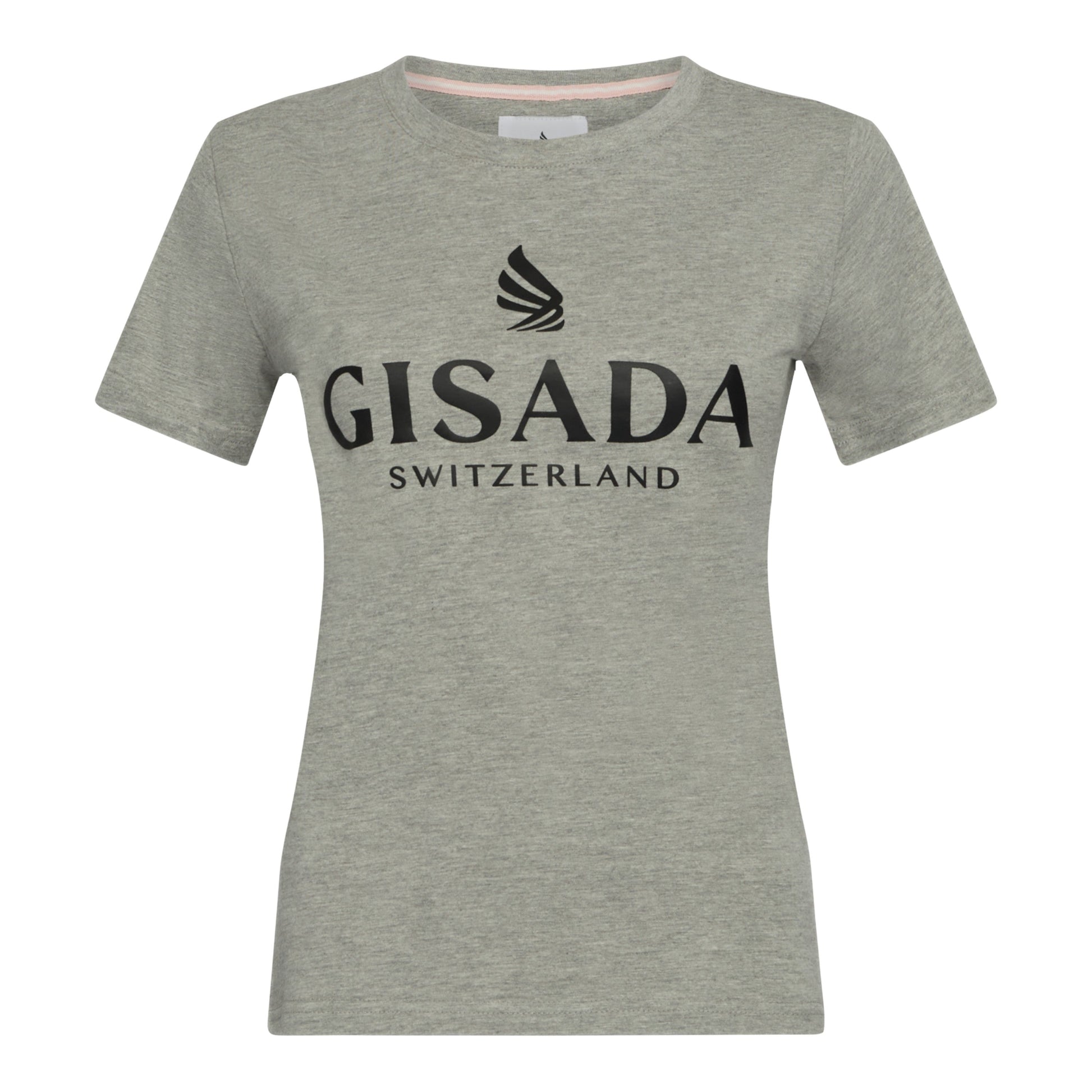 Regular Fit T-Shirt in Jersey Cotton with Small Silicon Logo - Gisada.com