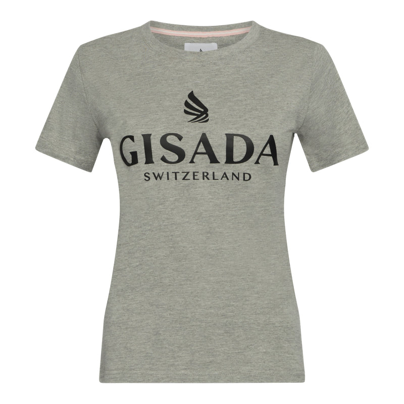 Regular Fit T-Shirt in Jersey Cotton with Small Silicon Logo - Gisada.com
