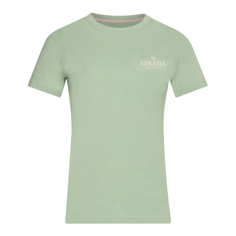 Regular Fit T-Shirt in Jersey Cotton with Small Silicon Logo - Gisada.com
