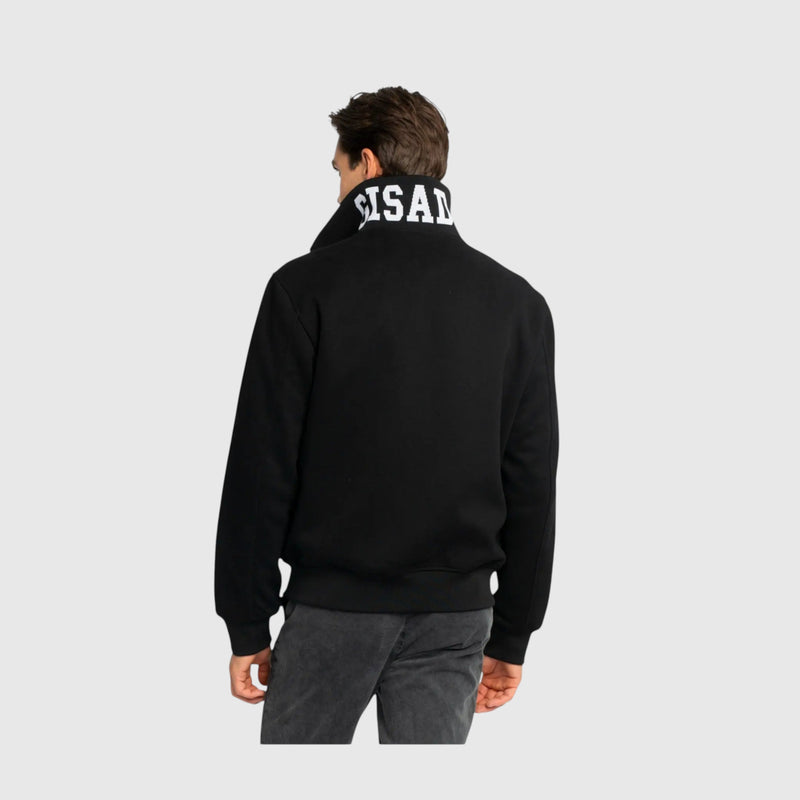 Regular Fit Windbreaker in Knit with Collar Print and Wing on Front - Gisada.com