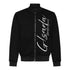 Regular Fit Windbreaker in Knit with Cursive Print - Gisada.com