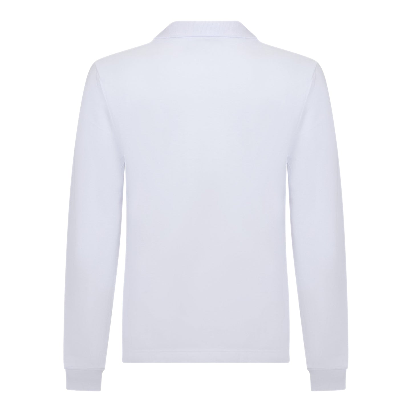 Regular Fit Zip - Up Polo in Luxe Interlock Piquet with Rubber Gisada Logo - Gisada.com