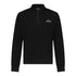 Regular Fit Zip - Up Polo in Luxe Interlock Piquet with Rubber Gisada Logo - Gisada.com
