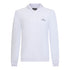 Regular Fit Zip - Up Polo in Luxe Interlock Piquet with Rubber Gisada Logo - Gisada.com