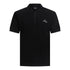 Regular Fit Zip - Up Polo in Luxe Interlock Piquet with Rubber Logo - Gisada.com