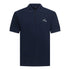 Regular Fit Zip - Up Polo in Luxe Interlock Piquet with Rubber Logo - Gisada.com