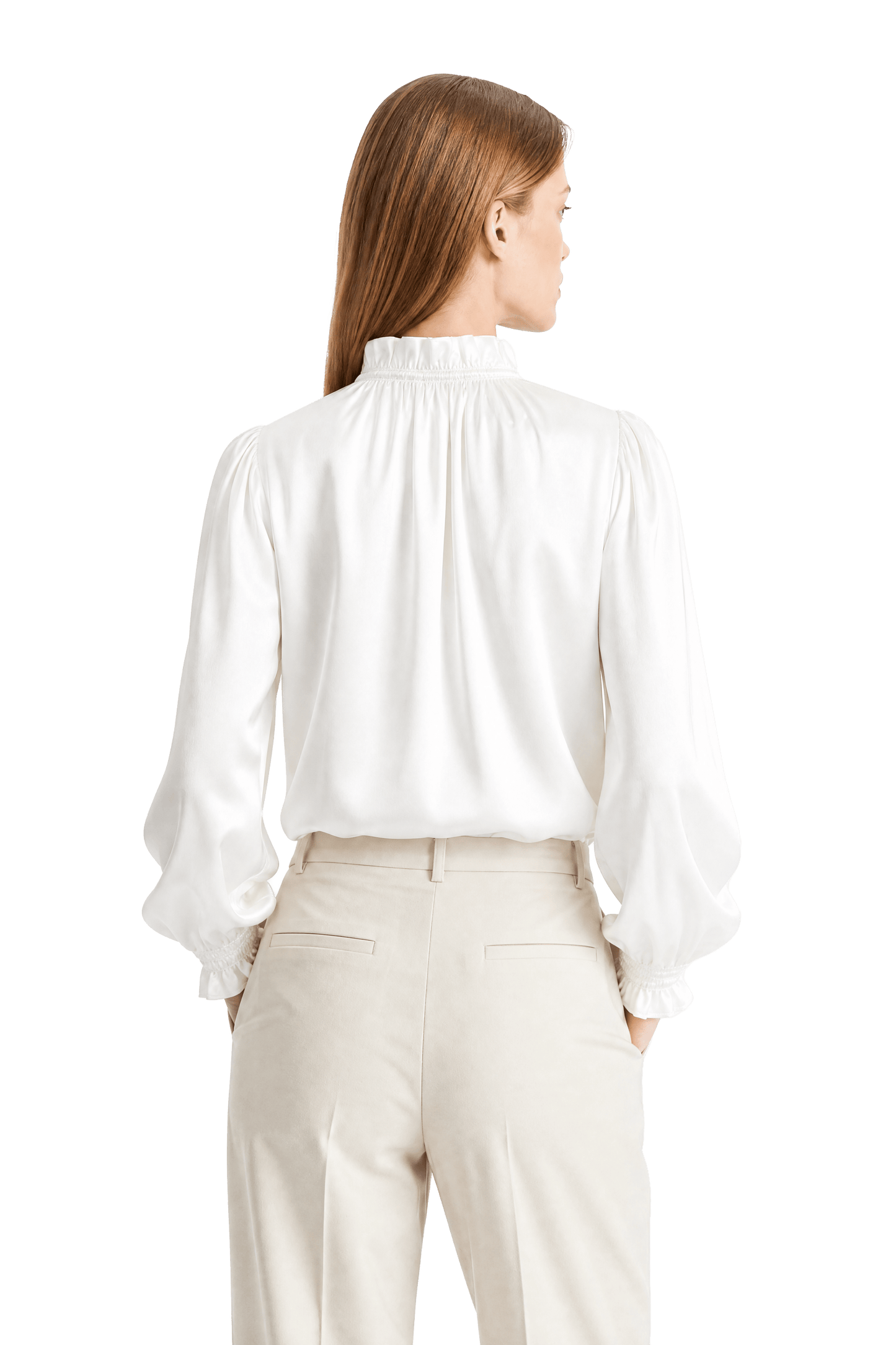 Satin Silk Blouse - Gisada.com