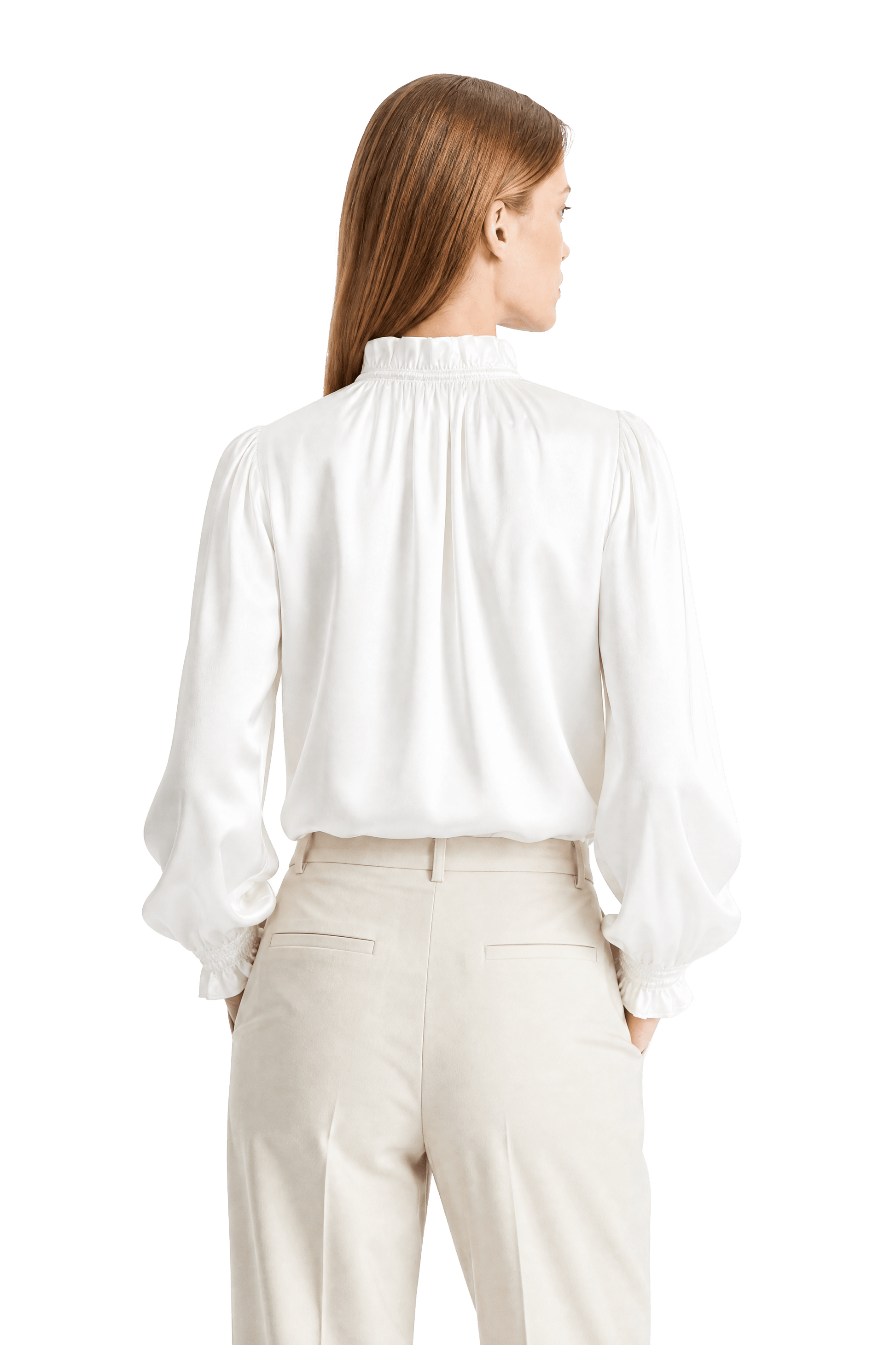 Satin Silk Blouse - Gisada.com