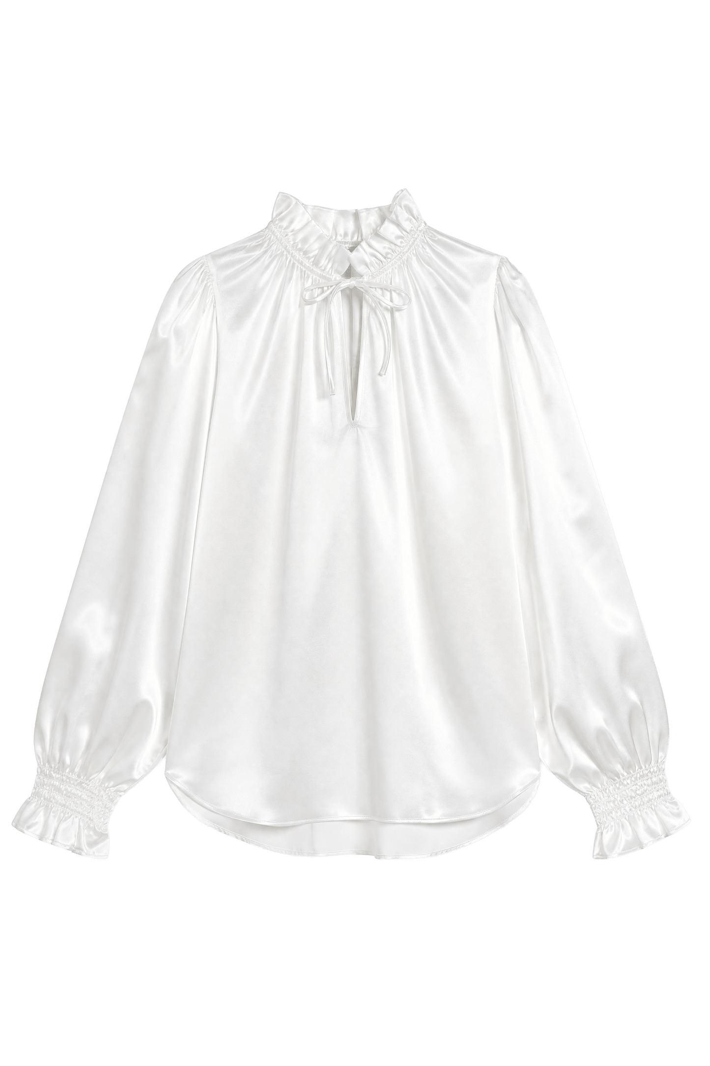 Satin Silk Blouse - Gisada.com