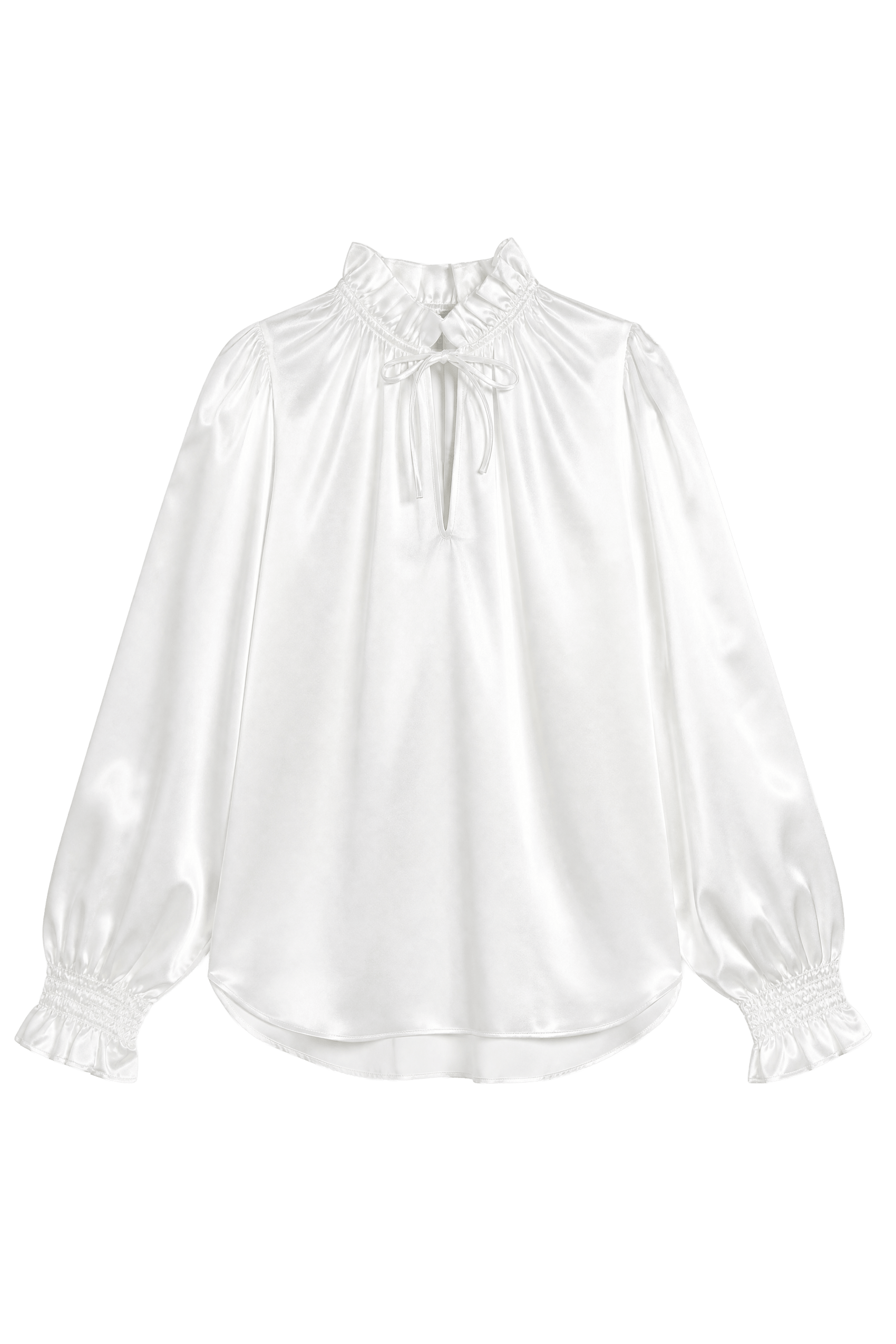 Satin Silk Blouse - Gisada.com