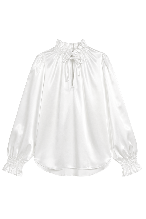 Satin Silk Blouse - Gisada.com