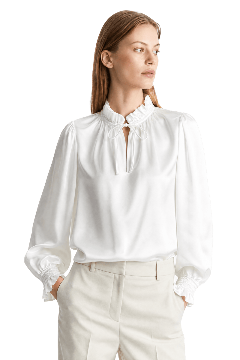 Satin Silk Blouse - Gisada.com