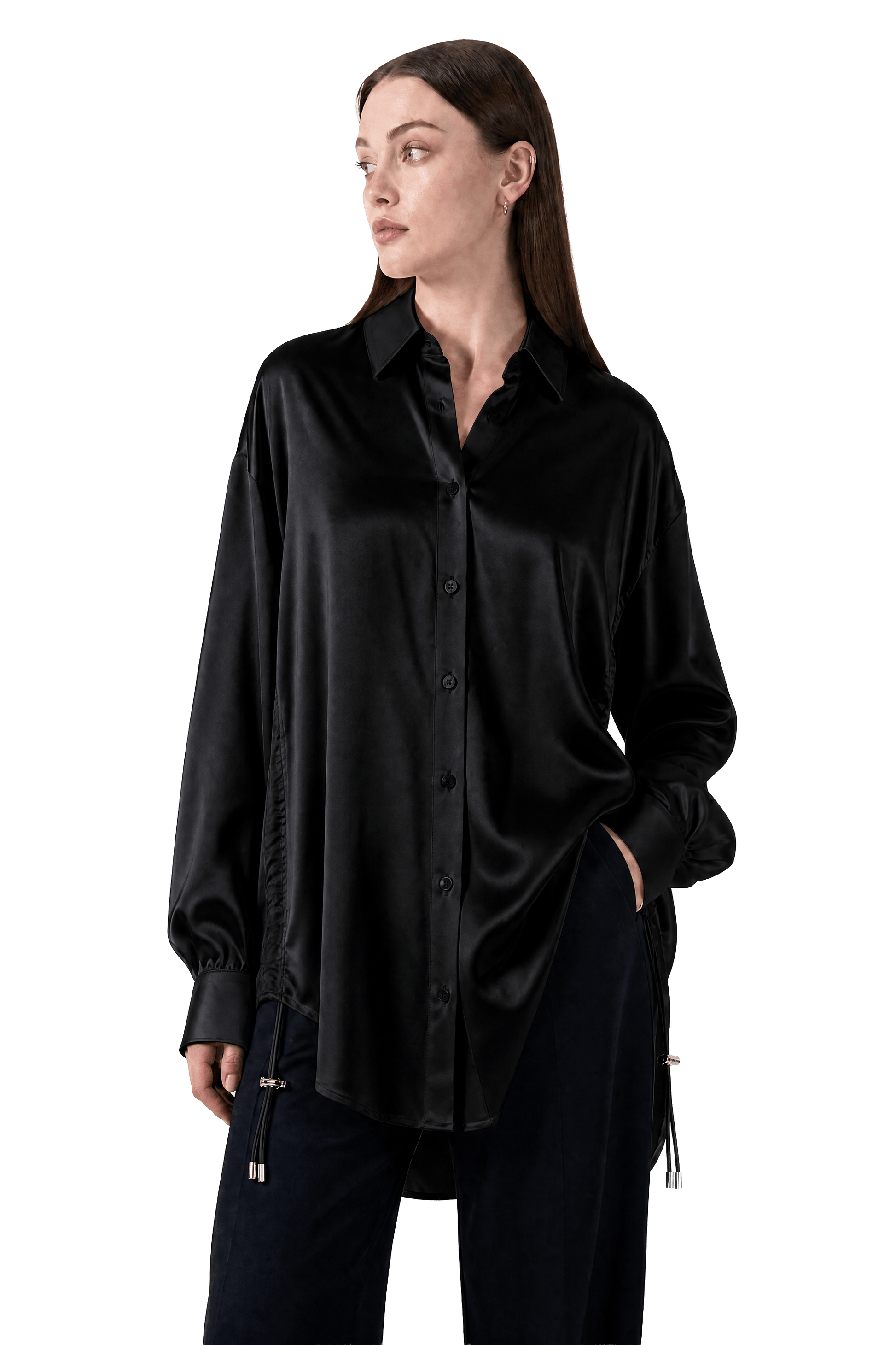 Satin Silk Shirt - Gisada.com