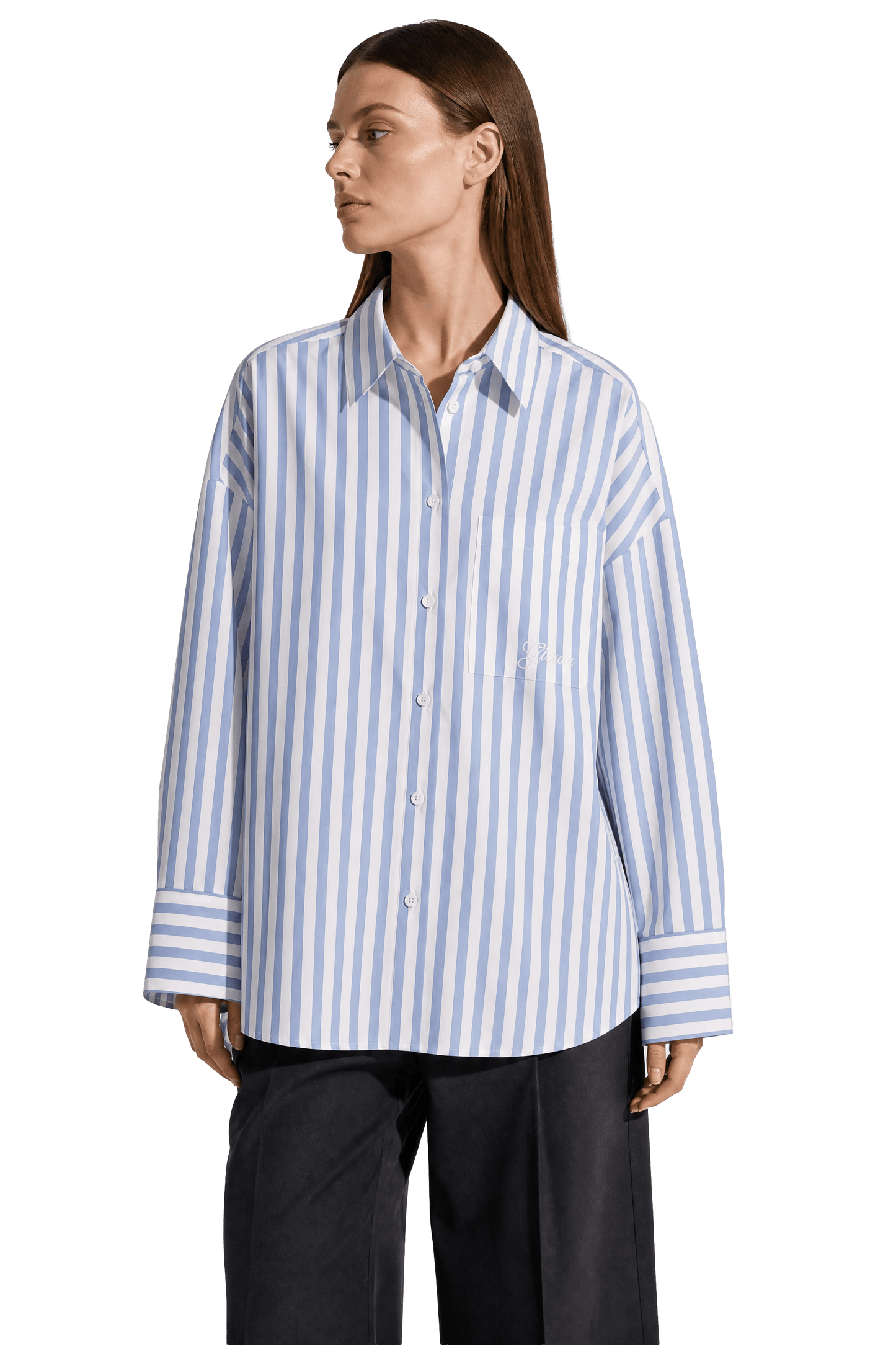 Silk Cotton Poplin Shirt - Gisada.com