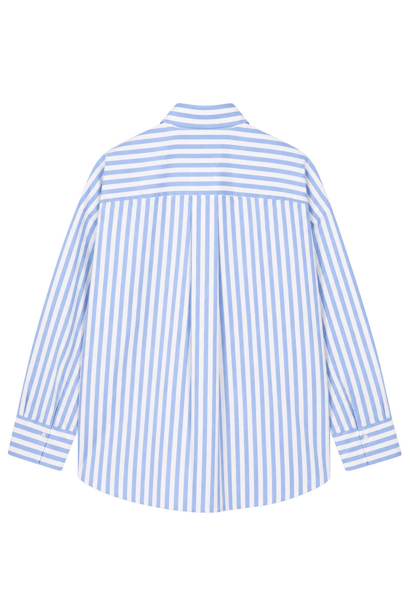 Silk Cotton Poplin Shirt - Gisada.com