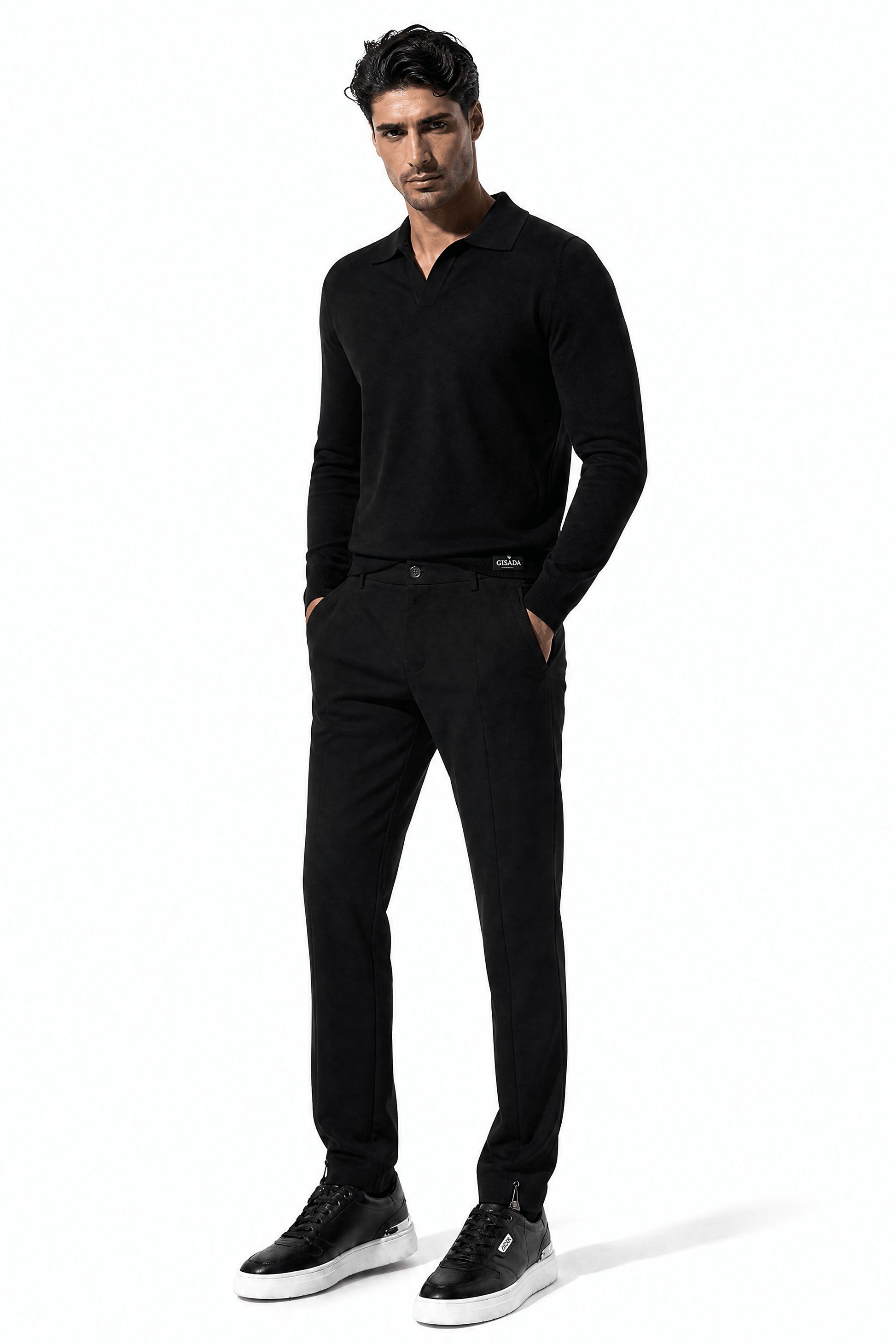 Single-Pleat Wool Blend Pants - Gisada.com
