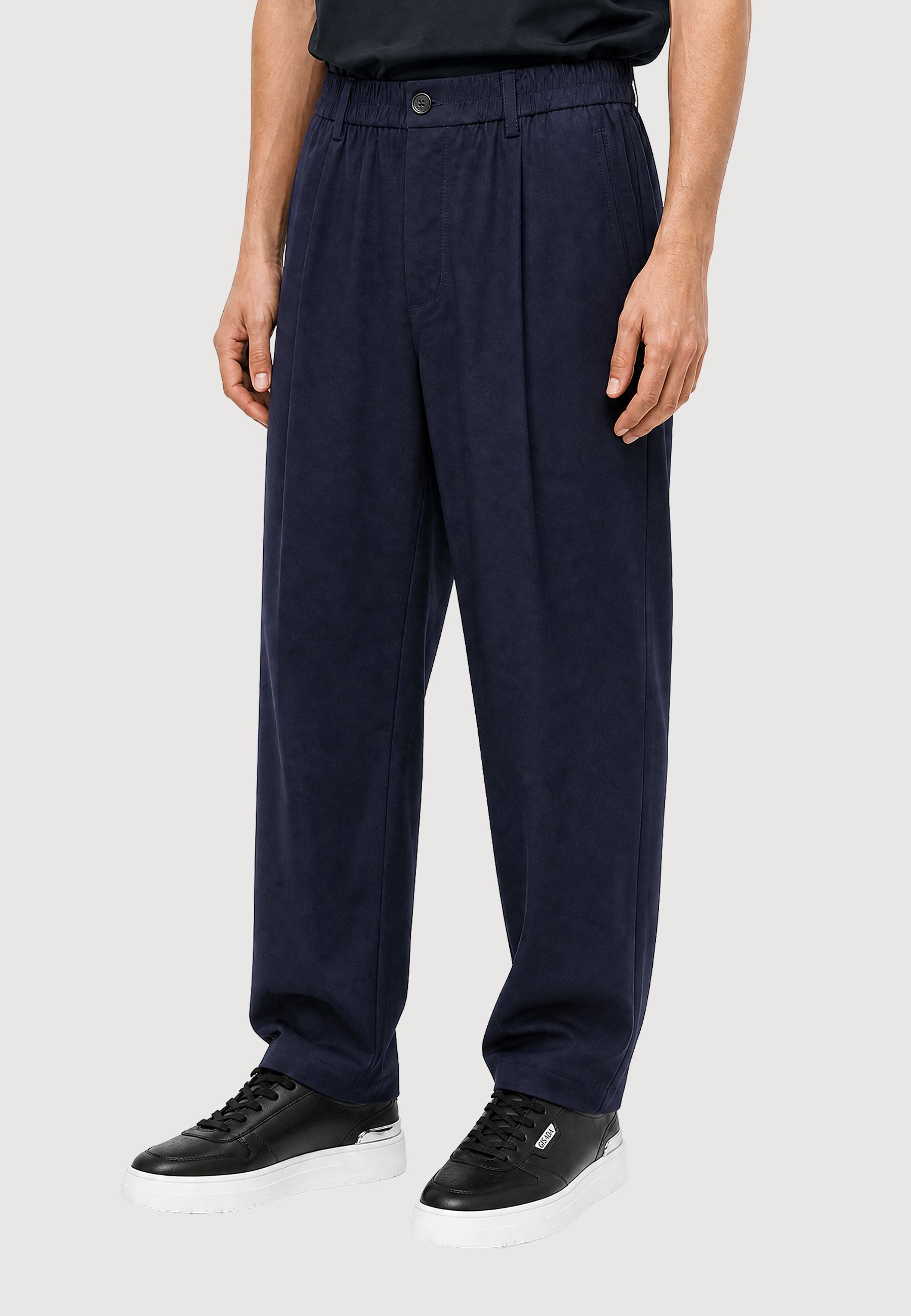 Single-Pleat Wool Blend Pants - Gisada.com