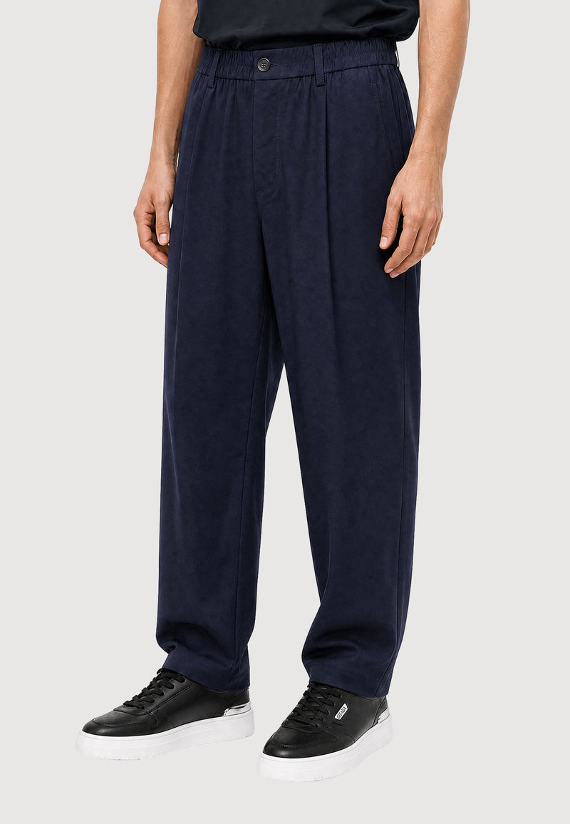 Single-Pleat Wool Blend Pants - Gisada.com