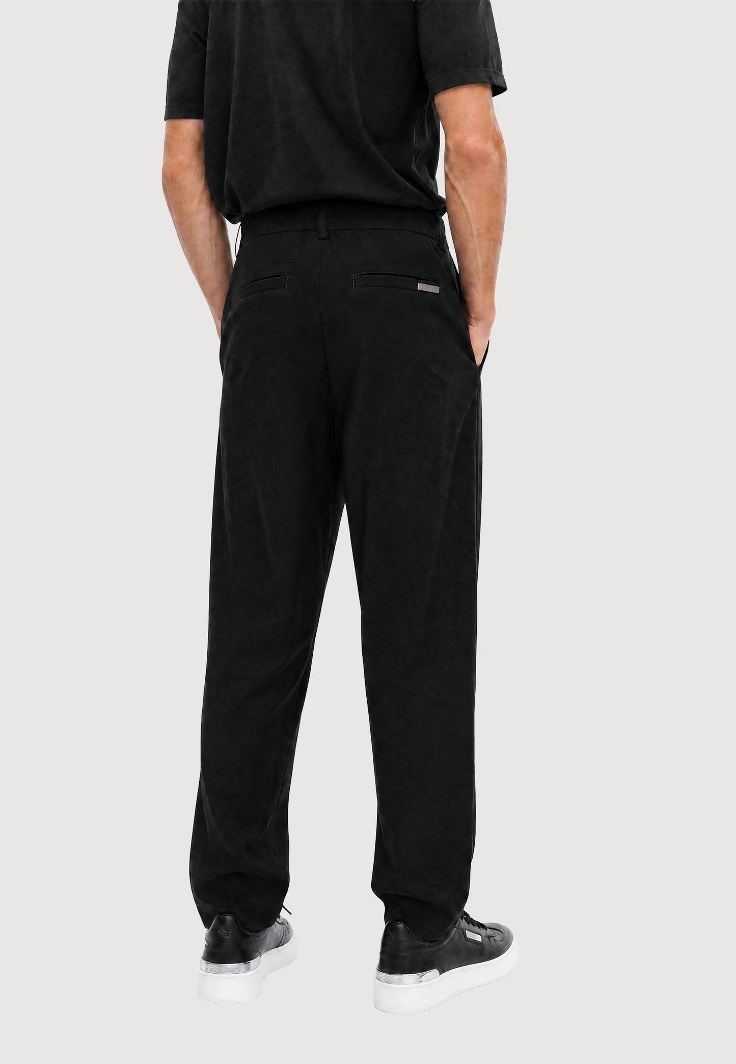 Single-Pleat Wool Blend Pants - Gisada.com
