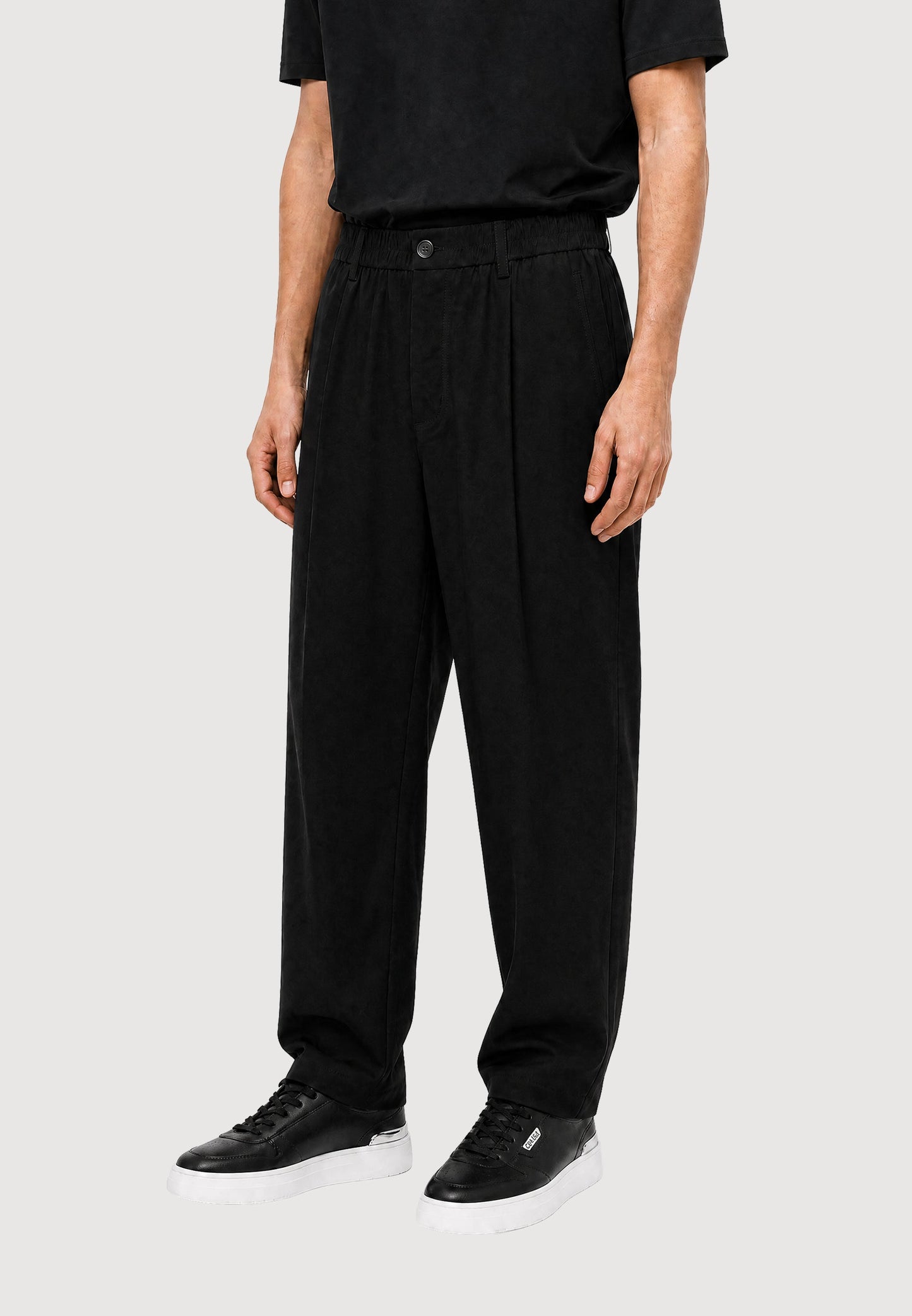 Single-Pleat Wool Blend Pants - Gisada.com