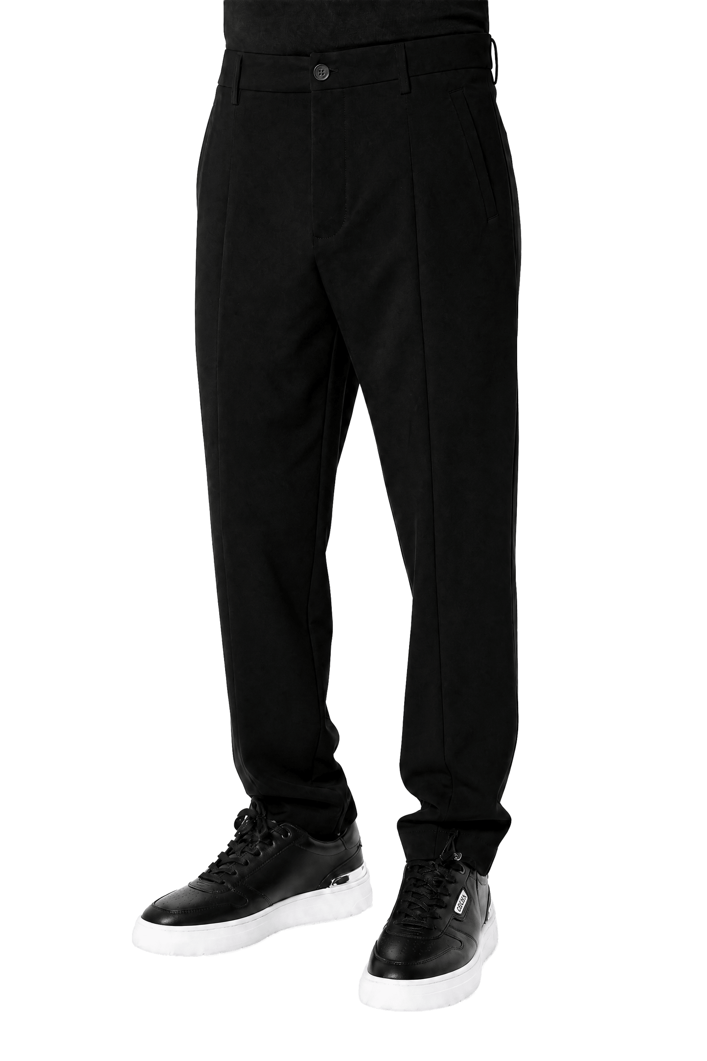 Single-Pleat Wool Blend Pants - Gisada.com
