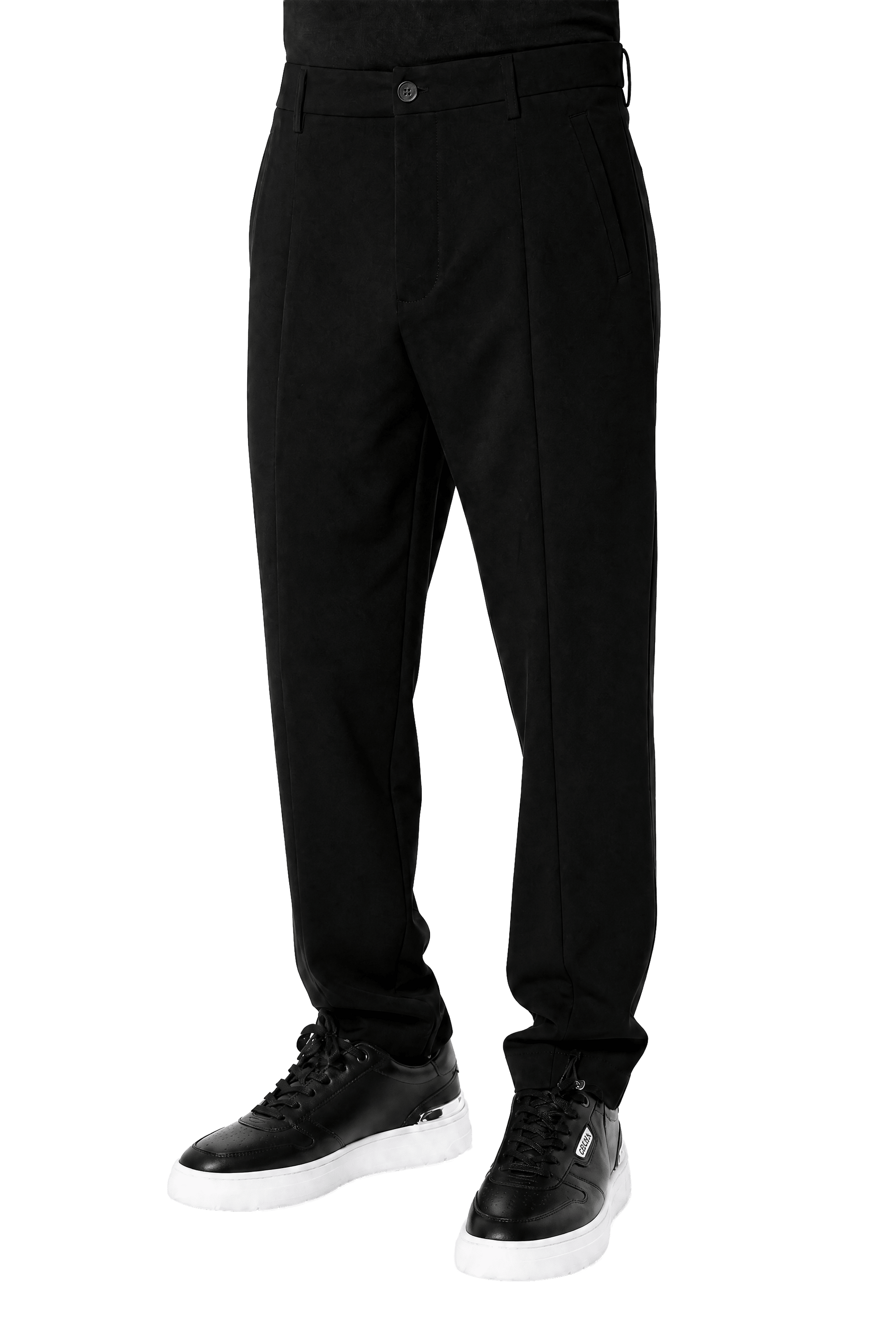 Single-Pleat Wool Blend Pants - Gisada.com