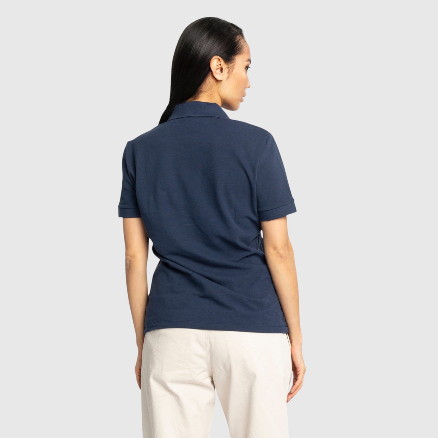 Slim Fit Short Sleeves Polo in Interlock Piquet with Embroidery Gisada Logo - Gisada.com