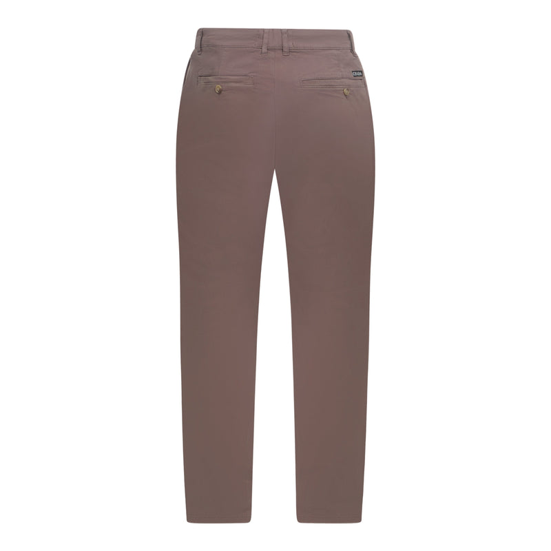 Straight Leg Chino with Mini Label on Back Pocket