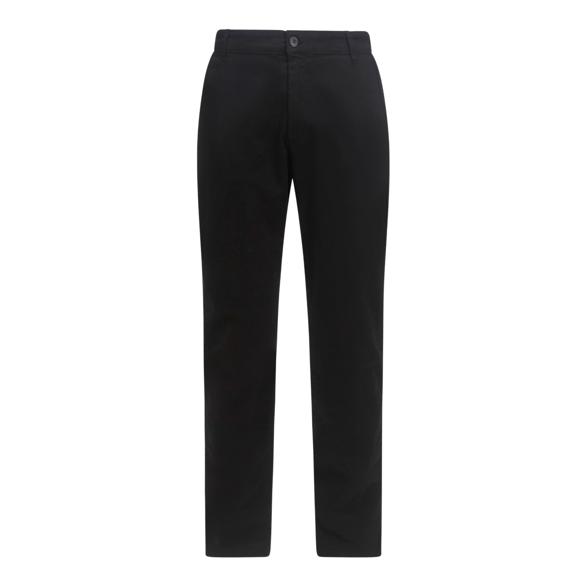 Straight Leg Chino with Mini Label on Back Pocket - Gisada.com