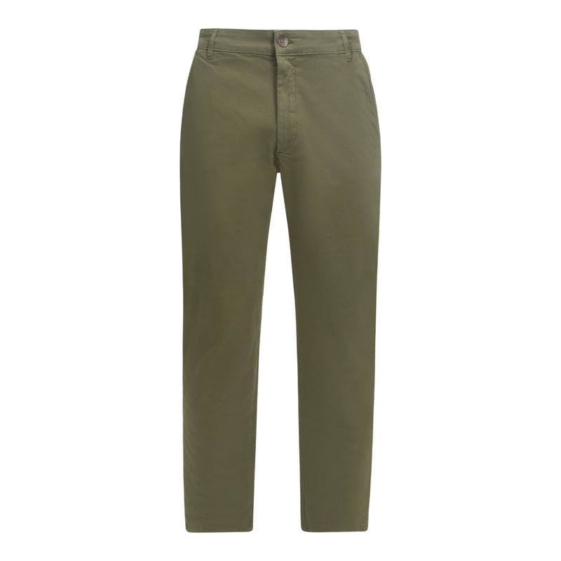 Straight Leg Chino with Mini Label on Back Pocket - Gisada.com