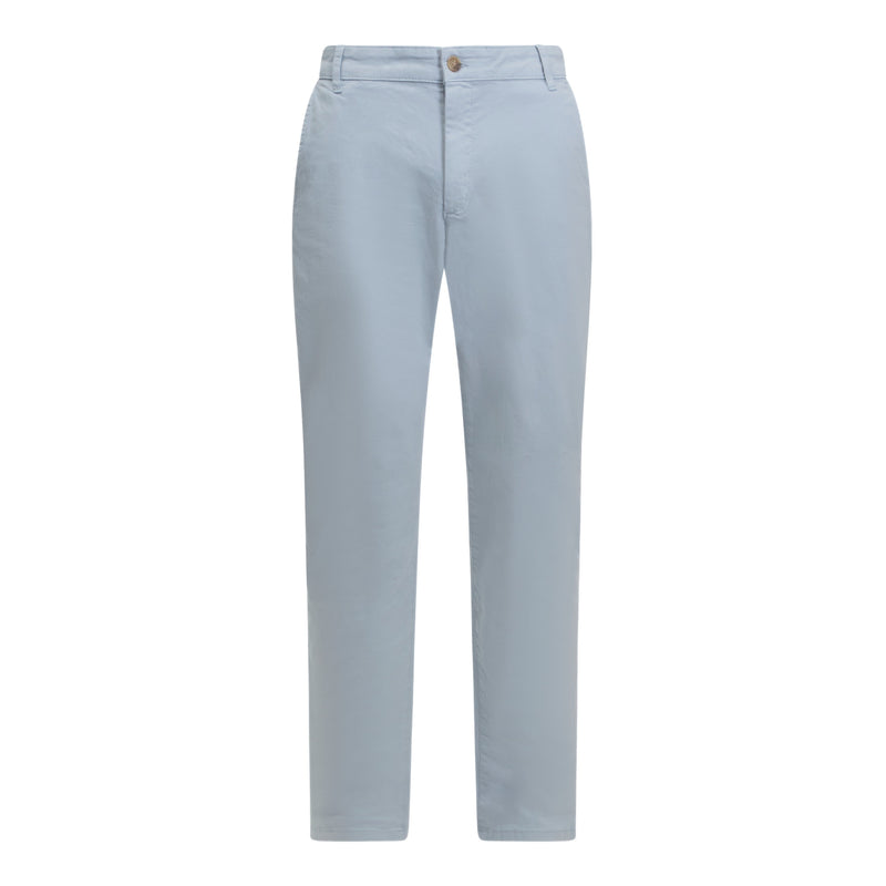Straight Leg Chino with Mini Label on Back Pocket - Gisada.com