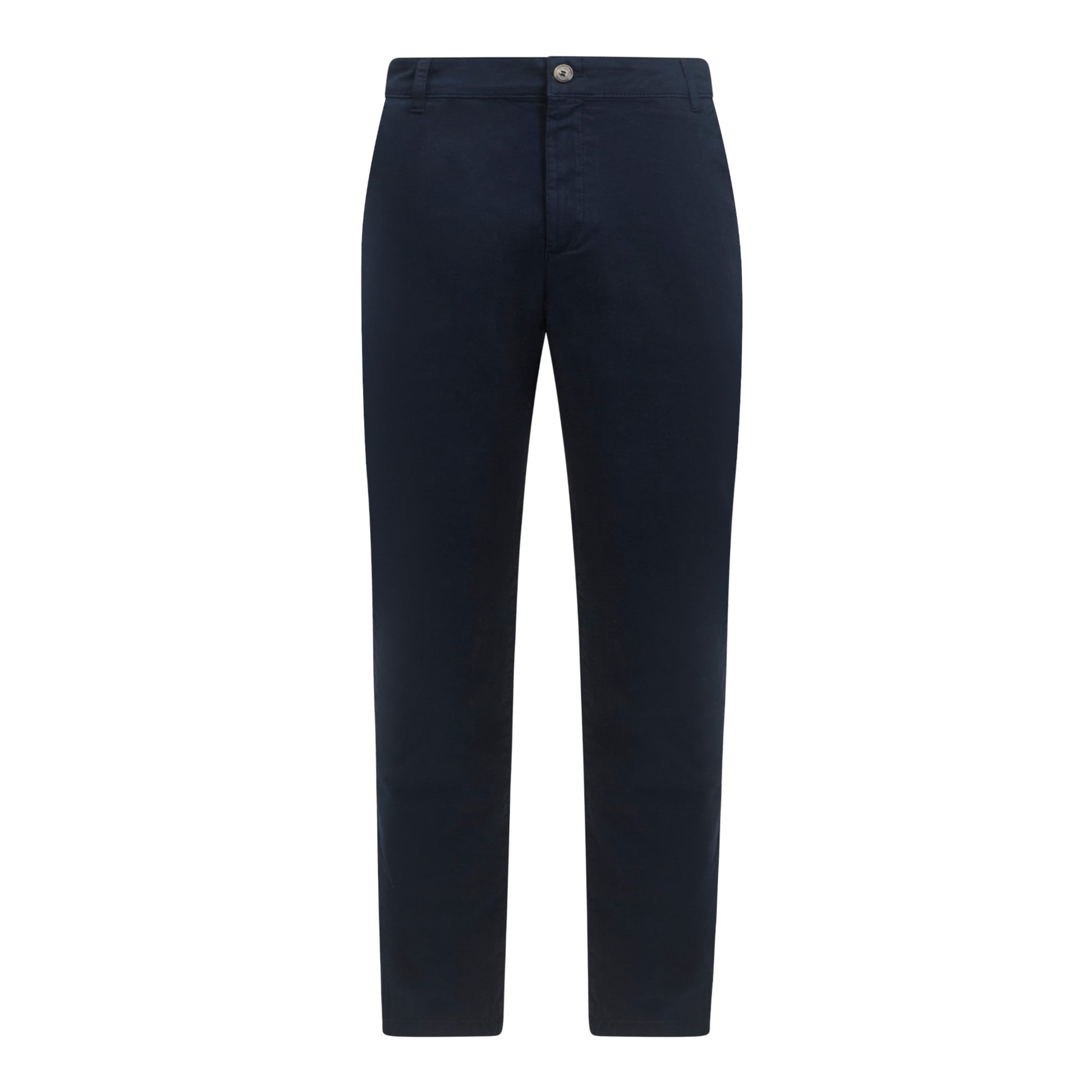 Straight Leg Chino with Mini Label on Back Pocket - Gisada.com