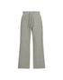 Straight Leg Sweatpants in Midweight Cotton with Small Silicon Print - Gisada.com