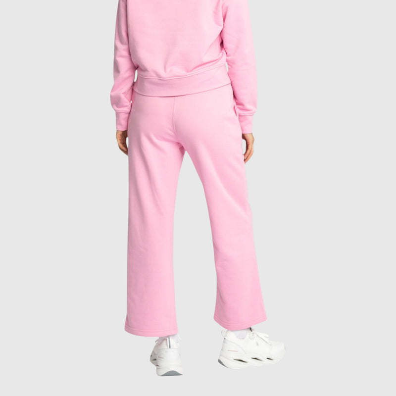 Straight Leg Sweatpants in Midweight Cotton with Small Silicon Print - Gisada.com
