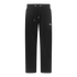 Straight Leg Sweatpants in Midweight Cotton with Small Silicon Print - Gisada.com