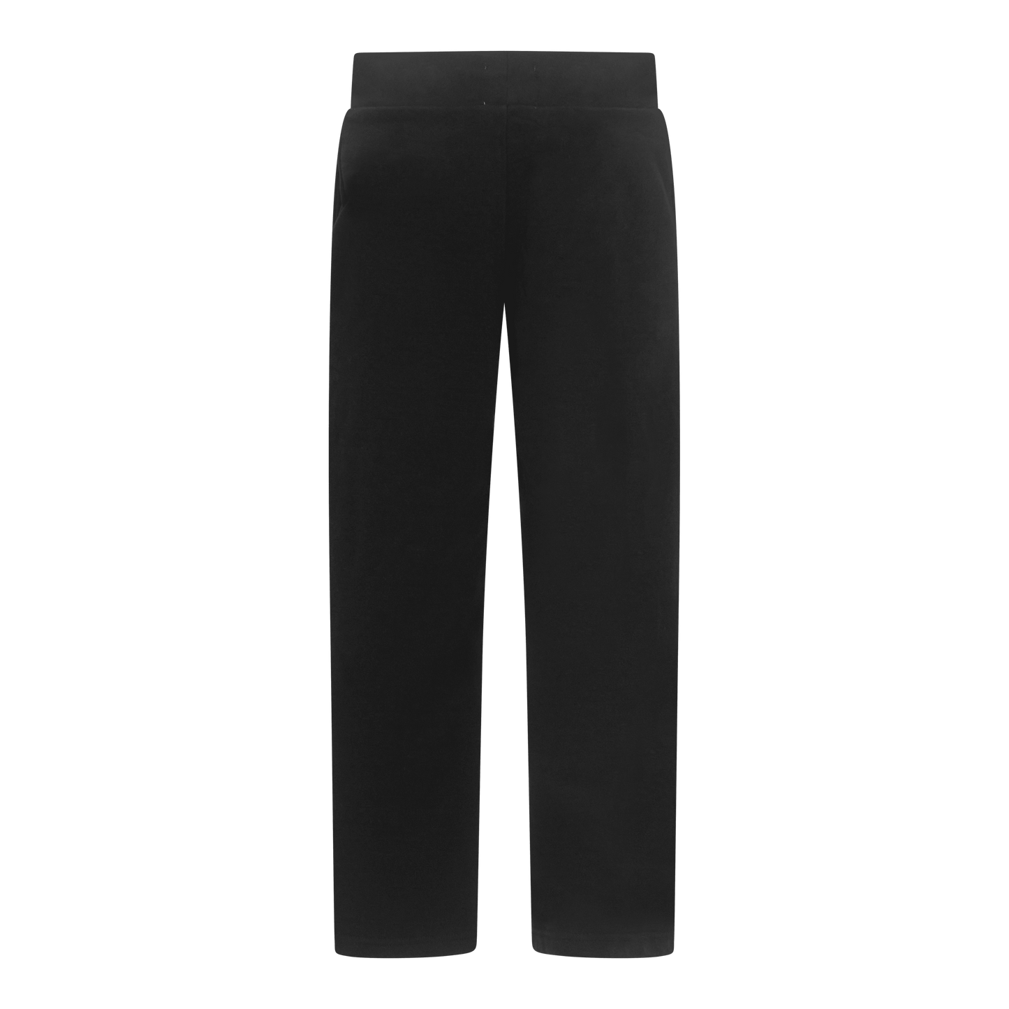 Straight Leg Sweatpants in Midweight Cotton with Small Silicon Print - Gisada.com